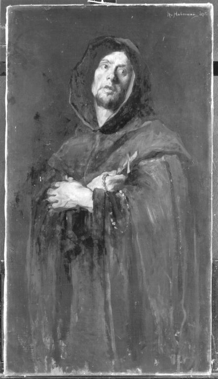 Ein Mönch, 1875, Hugo von Habermann