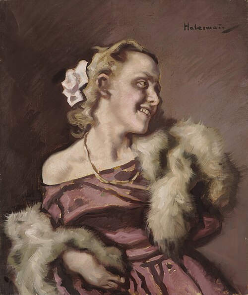 Frauenbildnis, 1925, Hugo von Habermann
