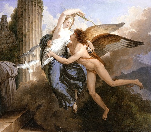 The Reunion of Cupid and Psyche, 1790, Jean-Pierre Saint-Ours