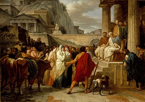 Caius Furius Cressinus Accused of Sorcery, 1792, Jean-Pierre Saint-Ours