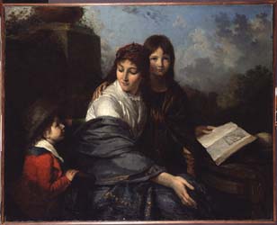La lecture de la fable, 1796, Jean-Pierre Saint-Ours
