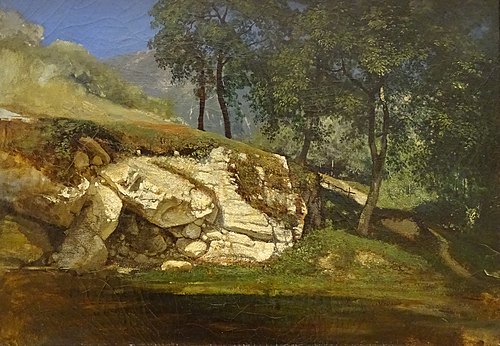 Barre de rochers, 1840, Jean Achard