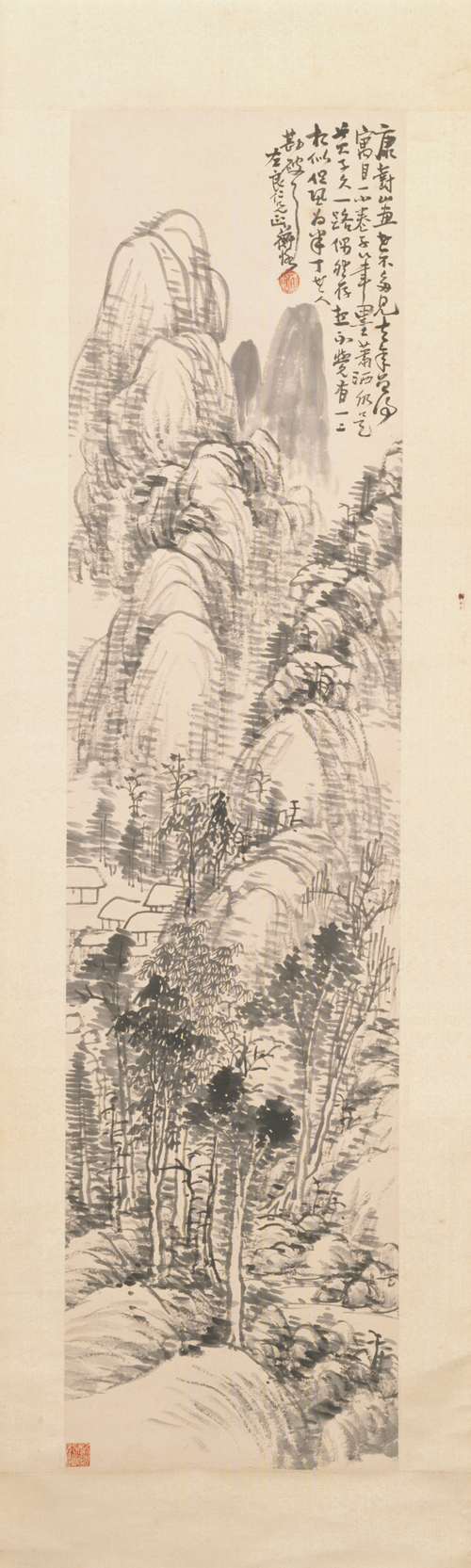 陈师曾山水图轴, , Shizeng Chen