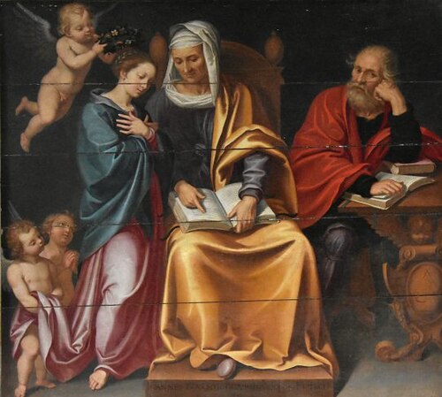 l'Education de la Vierge, 1616, Jean Boucher