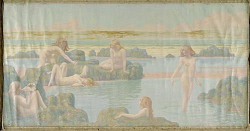 Le Jardin de la mer, 1910, Jean Francis Auburtin