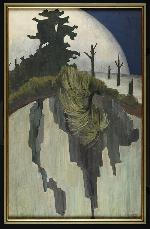 Paysage symboliste, 1928, Jean Goulden