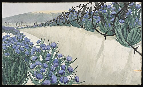 Les Fils barbelés (sous Craonne), 1921, Jean Goulden