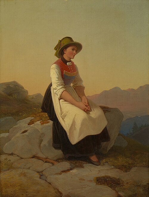 Tyrolese Woman, 1845, Philipp Foltz