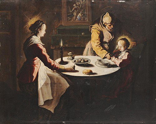 Le Bénédicité, 1630, Jean Le Clerc