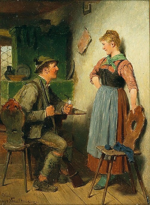 Rural Couple, 1906, Hugo Kauffmann