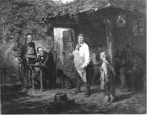 Kegelbahn, 1872, Hugo Kauffmann
