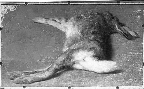 Toter Hase, 1869, Hugo Kauffmann