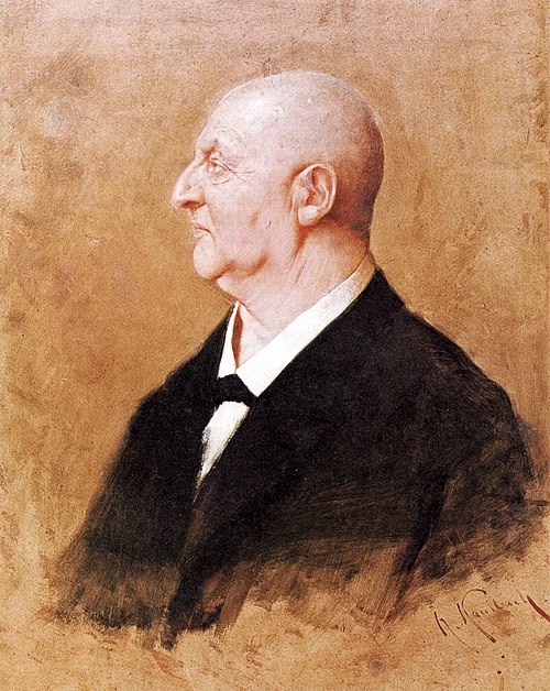 Porträt Anton Bruckner (1824-1896), 1885, Hermann von Kaulbach