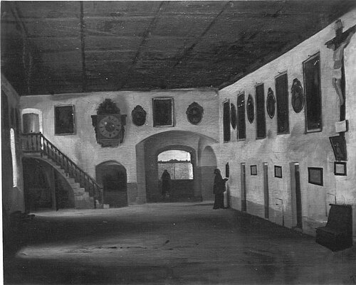 Franziskanerkloster in Bozen, 1874, Hermann von Kaulbach