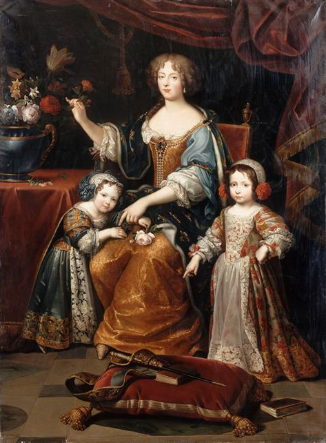 Elisabeth Charlotte of the Palatinate, Duchess of Orléans, and Her Children, , Jean Murat