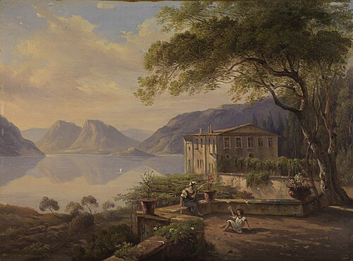 Villa Serbelloni am Comersee, 1852, Carl Ludwig Frommel