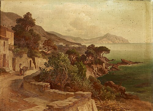 Mediterranean Landscape, 1892, Heinrich Gärtner