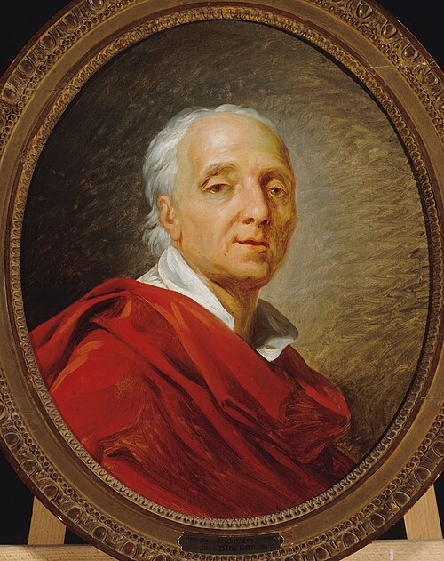 Portrait de Denis Diderot (1713-1784), écrivain et philosophe, 1784, Jean Simon Berthélemy