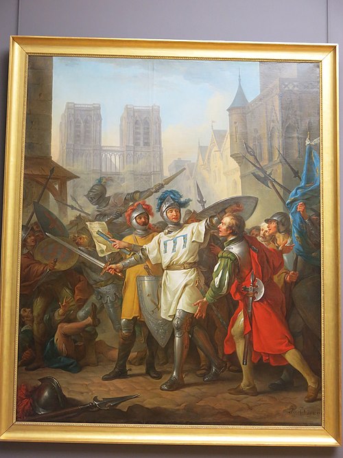La Reprise de Paris sur les Anglais, 1787, Jean Simon Berthélemy