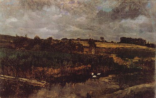 Thunderstorm mood at Ferch, 1878, Carl Schuch