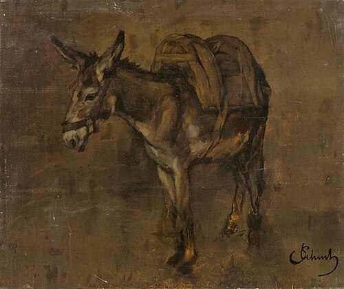 Donkey, , Carl Schuch