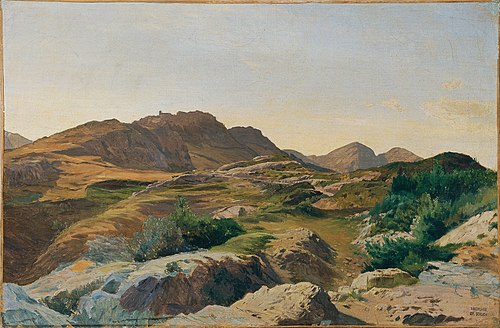 Landschaft im Sabinergebirge, 1870, Carl Schuch