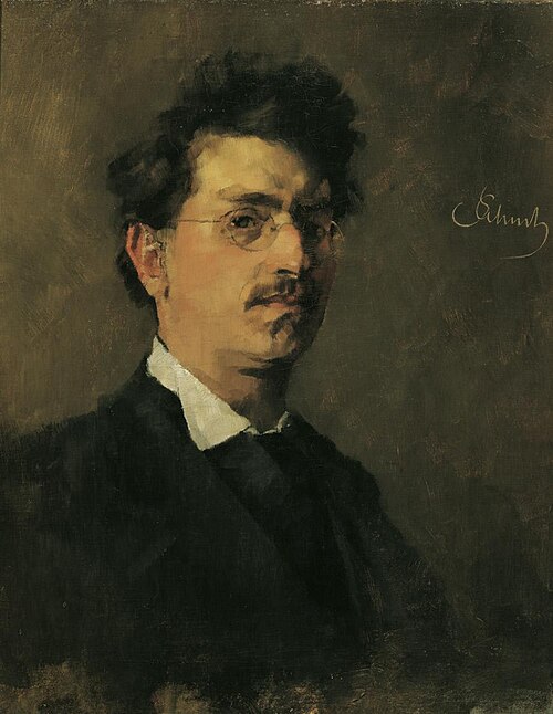 Autoportrait, 1876, Carl Schuch