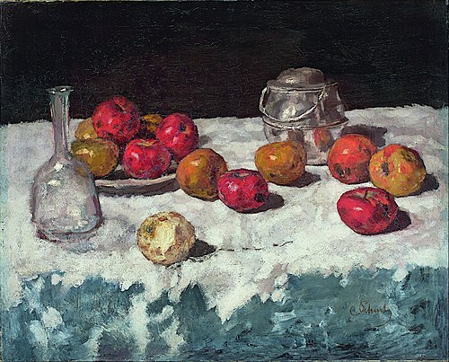 Still Life with Apples, 1889, Carl Schuch