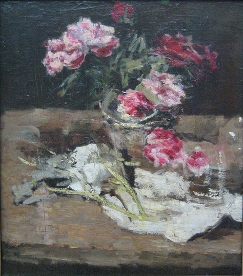 Peonies, 1888, Carl Schuch