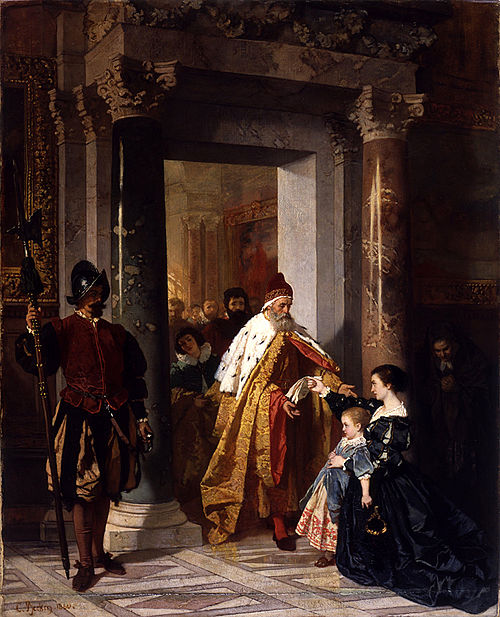 The Petition to the Doge, 1860, Karl Becker
