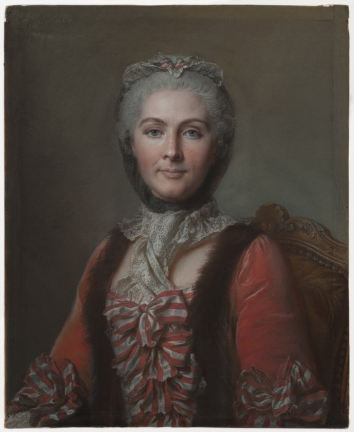 Okänd kvinna, kallad Marie Baudard de Sainte-James (1742-1782), g.m. Jean-Maurice Faventines de Font, 1761, Jean Valade