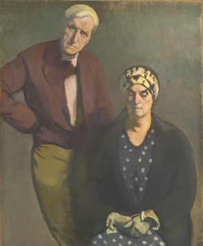 Portrait of the artist and his wife, 1946, Jean Vanden Eeckhoudt