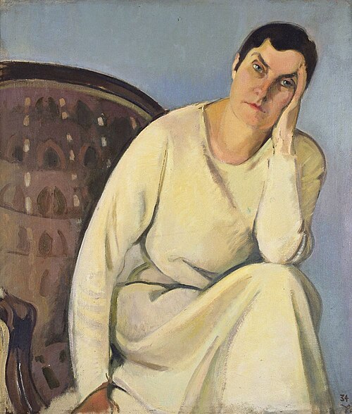 Portrait of Jeanne Van den Eeckhoudt, the Artist’s Wife, 1934, Jean Vanden Eeckhoudt