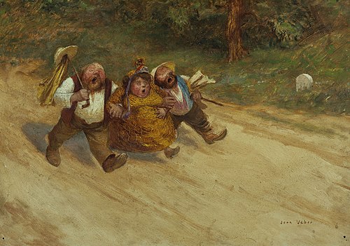 Trois bons amis, 1902, Jean Veber