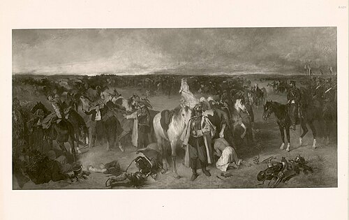 Übergabe der Kavallerie nach der Schlacht von Sedan, 1872, Otto von Faber du Faur