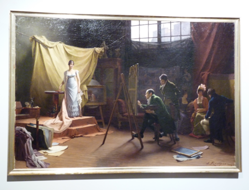 Séance de portrait sous le Directoire, 1890, Jeanne Rongier
