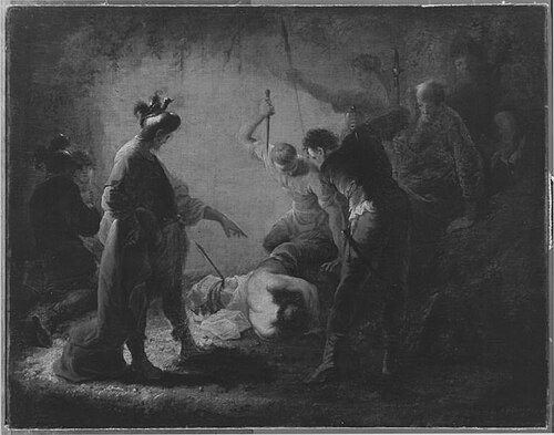 Die Ermordung des hl. Severus, 1754, Johannes Zick