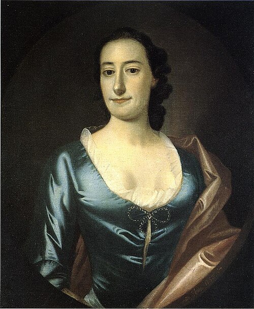 Porträt der Elizabeth Prioleau Roupell, 1753, Jeremiah Theus