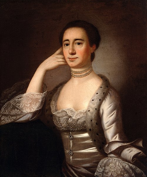 Portrait of Mrs. John Champneys (Anne Livingston, born 1746), , Jeremiah Theus