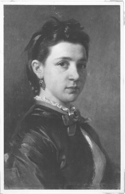Amalie Nister als Braut des Künstlers, 1867, Karl Raupp