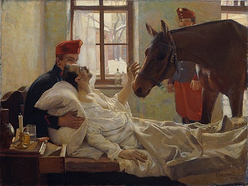 Ein lieber Besuch, 1894, Max Kurzweil