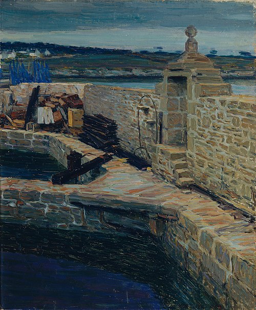 Der Weiher (Concarneau), 1904, Max Kurzweil