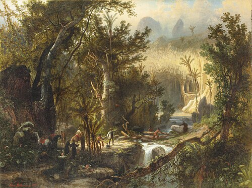 La Cueva del Guaracho, Venezuela, 1880, Ferdinand Bellermann