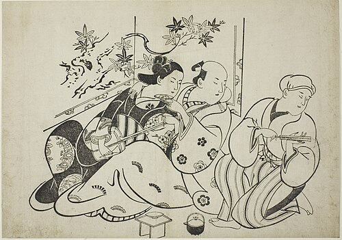 A Professional Baffoon, from a untitled series of 12 prints, 1710, Torii Kiyonobu