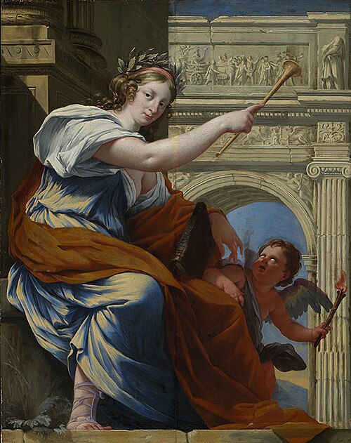 Die Muse Klio, 1640, Simon Vouet