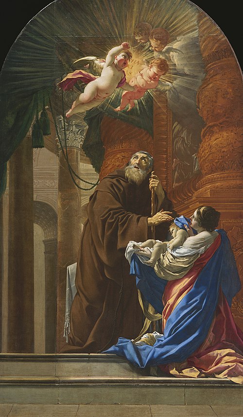 Saint François de Paule ressuscitant l’enfant de sa sœur, 1648, Simon Vouet