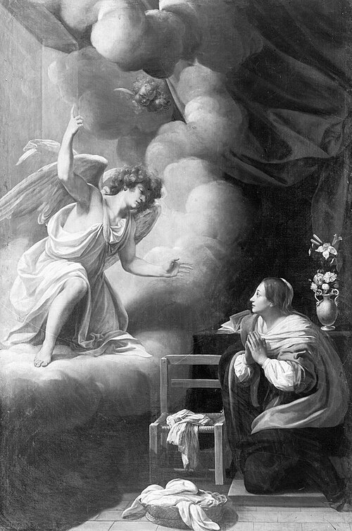 Annunciation to Mary, 1617, Simon Vouet