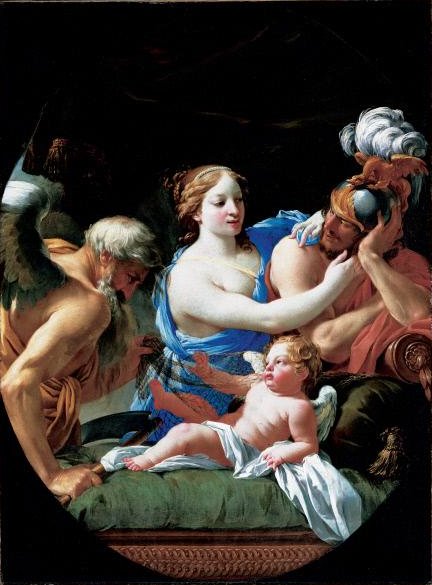 Time Discovering the Love of Venus and Mars, 1640, Simon Vouet