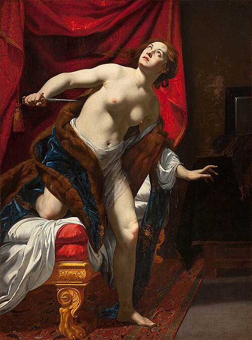 Suicide of Lucrece, 1625, Simon Vouet