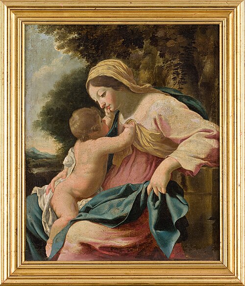 La Vierge et l'Enfant, 1645, Simon Vouet